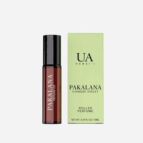 PAKALANA roller perfume oil with green box on a white background