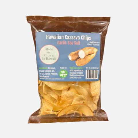 Ulu Mana - Cassava Chips - Garlic Sea Salt - 4oz