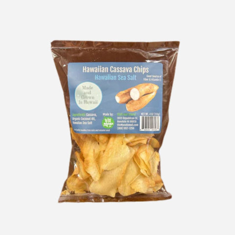 Ulu Mana - Cassava Chips - Hawaiian Sea Salt - 4oz