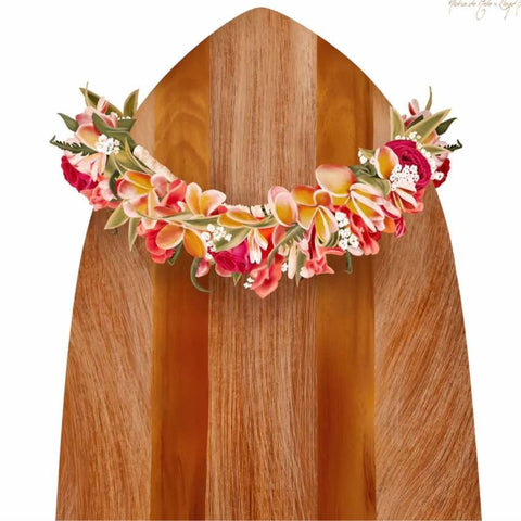 Aloha de Mele - Lei Alaia Art Print