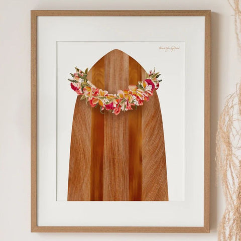 Aloha de Mele - Lei Alaia Art Print