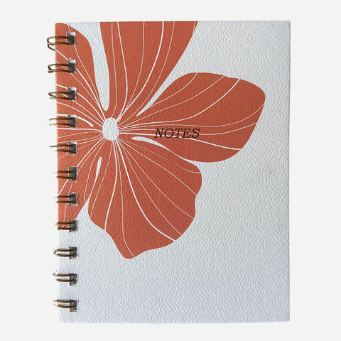 Bradley & Lily - Hibiscus Spiral Bound Notebook - Small