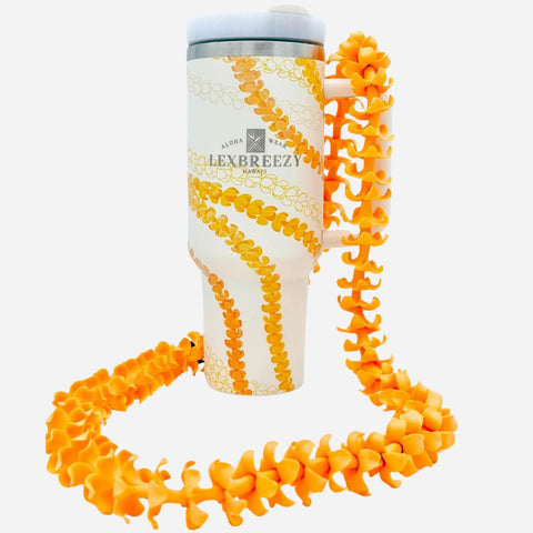 Lexbreezy - Inu Tumbler - Puakenikeni Orange