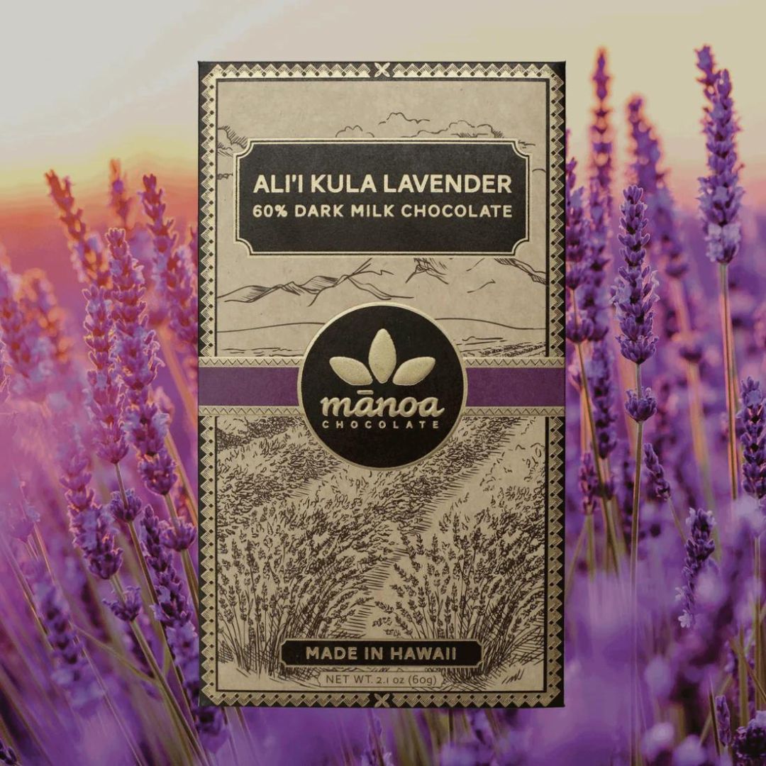 Mānoa Chocolate - Aliʻi Kula Lavender Bar 60%