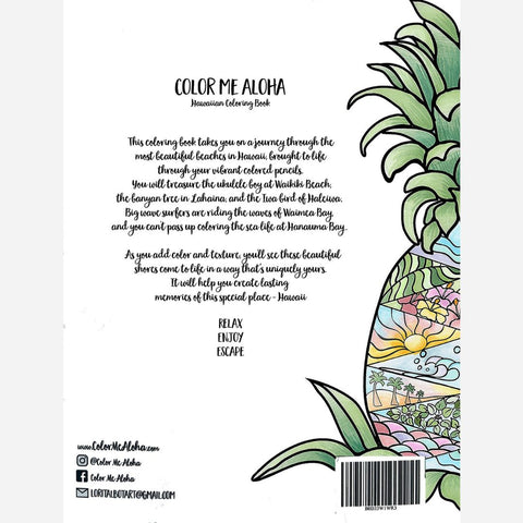 Color Me Aloha: Hawaiian Adult Coloring Book - Second Edition