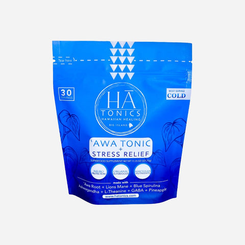 HA TONICS - ʻAwa Tonic + Stress Relief Powdered Drink Mix 11.35 oz