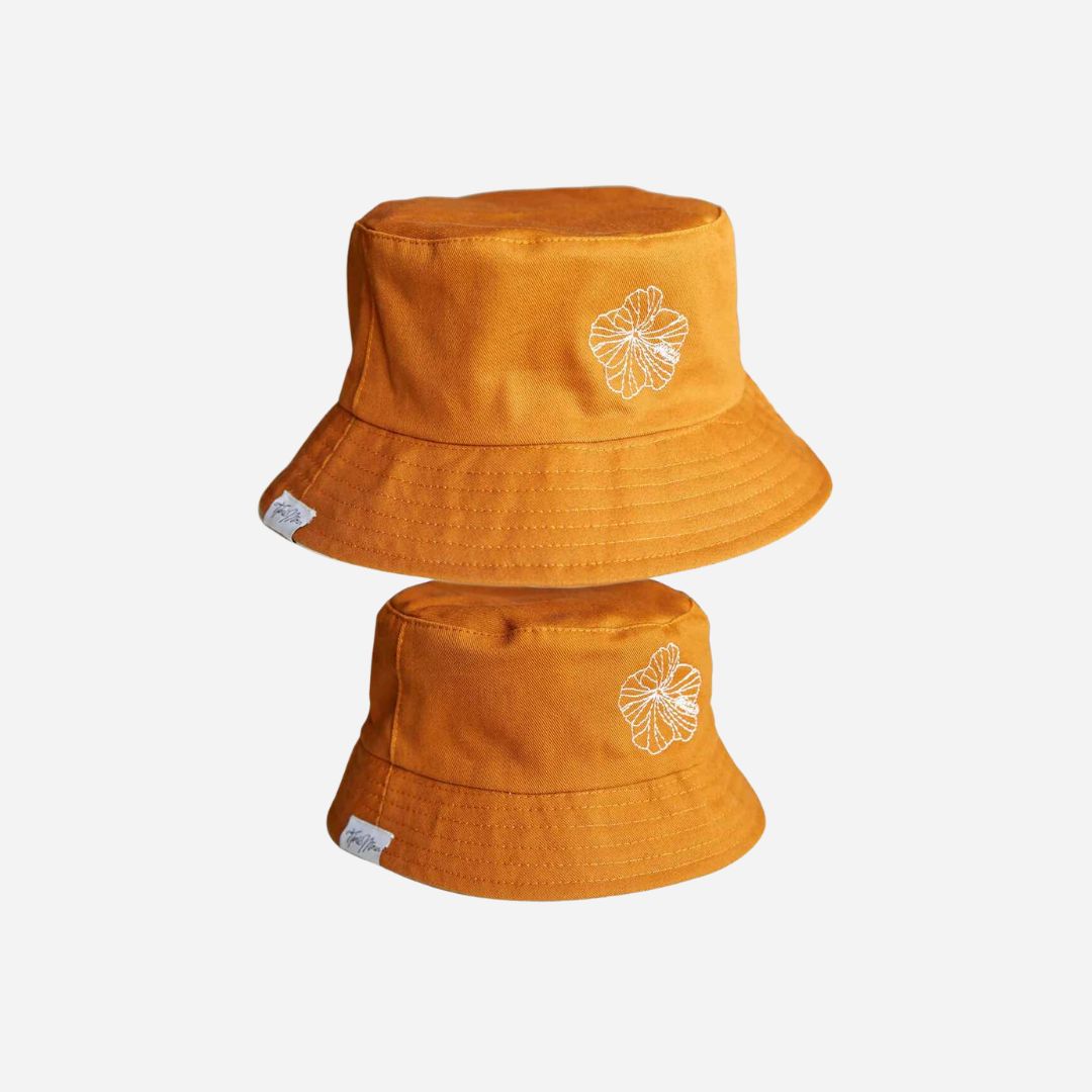 Tag Aloha Co - Keiki Reversible Bucket Hat Set- Catch A Tan