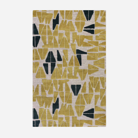 SHOWCASE SPECIAL - NOHO Home - Kinona Area Rug 6x9 - Chartreuse