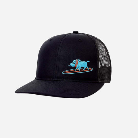 Western Aloha - Embroidered Surfing Boar Snapback