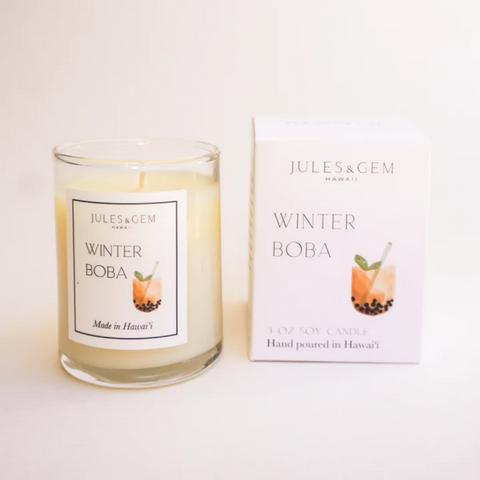 Jules + Gem - 3 oz Votive Candle - Winter Boba