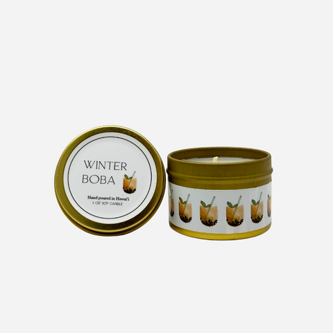 Jules + Gem - 2 oz Soy Candle - Winter Boba