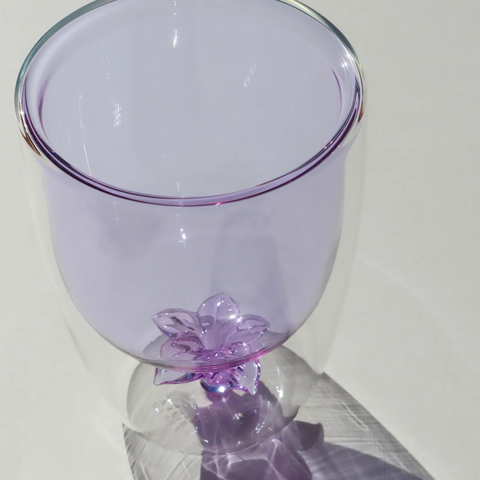 plumeria glass tumbler arlie glass