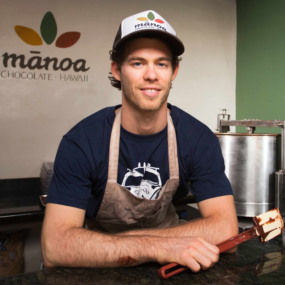 Mānoa Chocolate founder