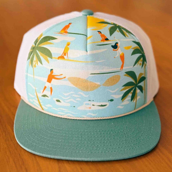Nick Kuchar - Holoholo Foam Trucker Hat - Ocean Teal