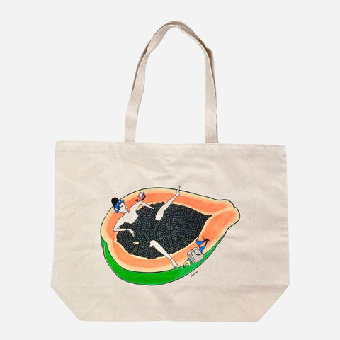 Kris Goto - 'Papaya Time' Tote