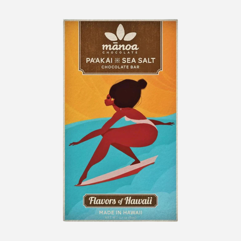 manoa chocolate paakai sea salt bar