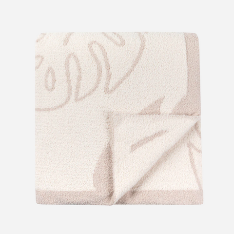 Coco Moon - Bliss Blanket - Monstera