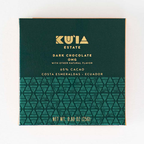 Maui Ku'ia Estate - Orange Mango Guava Dark Chocolate Bar  - 25g