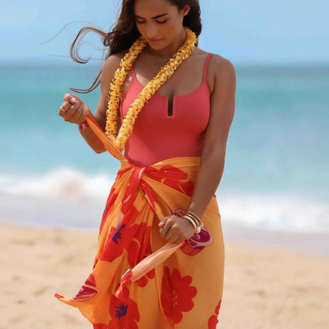 Tag Aloha Co x Hawaiian Airlines - Pareo - POG