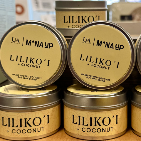 ua hawaii lilikoi travel tin candle