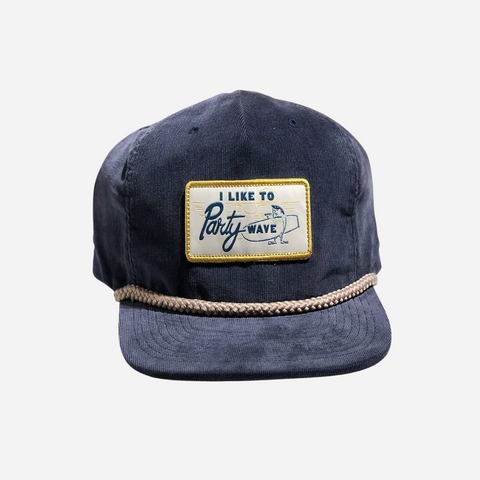 Nick Kuchar Hats - "I like to party" (Navy Blue)