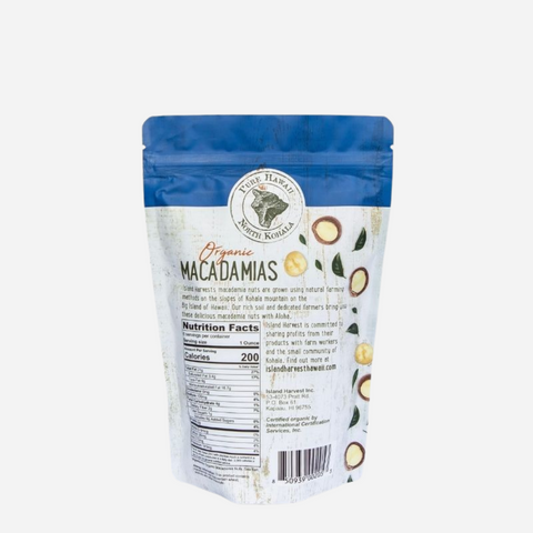 Island Harvest - Organic Macadamias with Sea Salt - 8 oz.