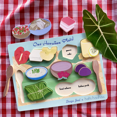 Keiki Kaukau - Hawaiian Plate Chunky Puzzle