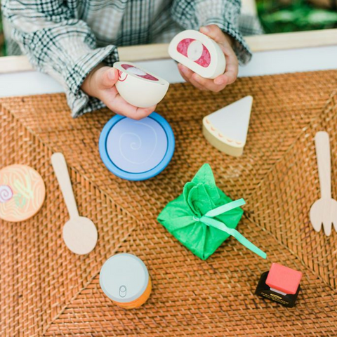 Keiki Kaukau - MORE Keiki Kaukau Wooden Food Set