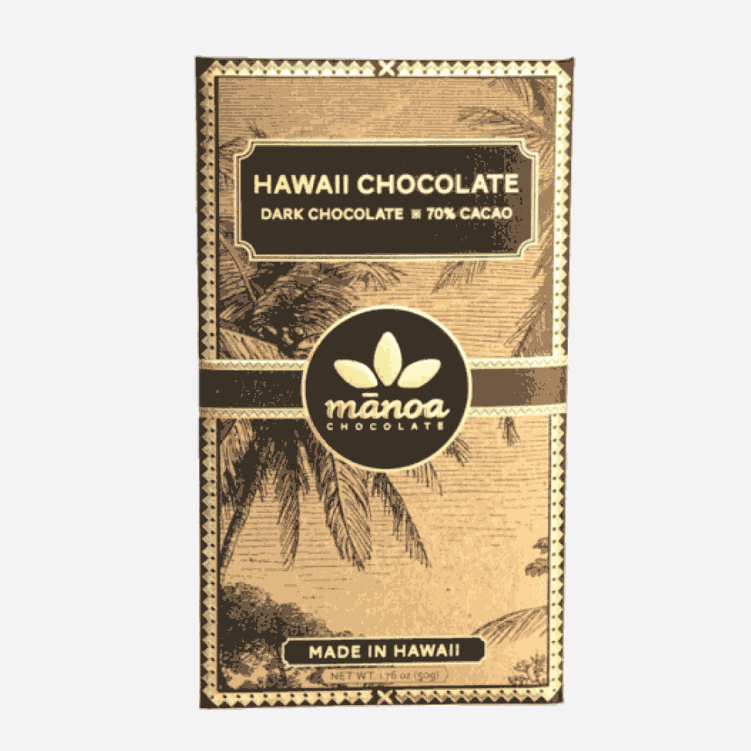 Mānoa Chocolate - Hawaii Island Dark Chocolate Bar 70%