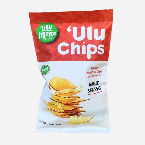 ʻUlu Mana - Ulu Chips - Garlic & Sea Salt - 3.5 oz.