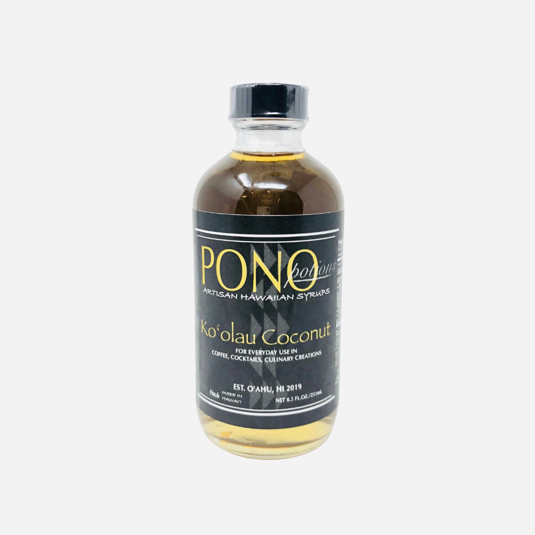 Pono Potions - Ko'olau Coconut Syrup  - 8.5 oz