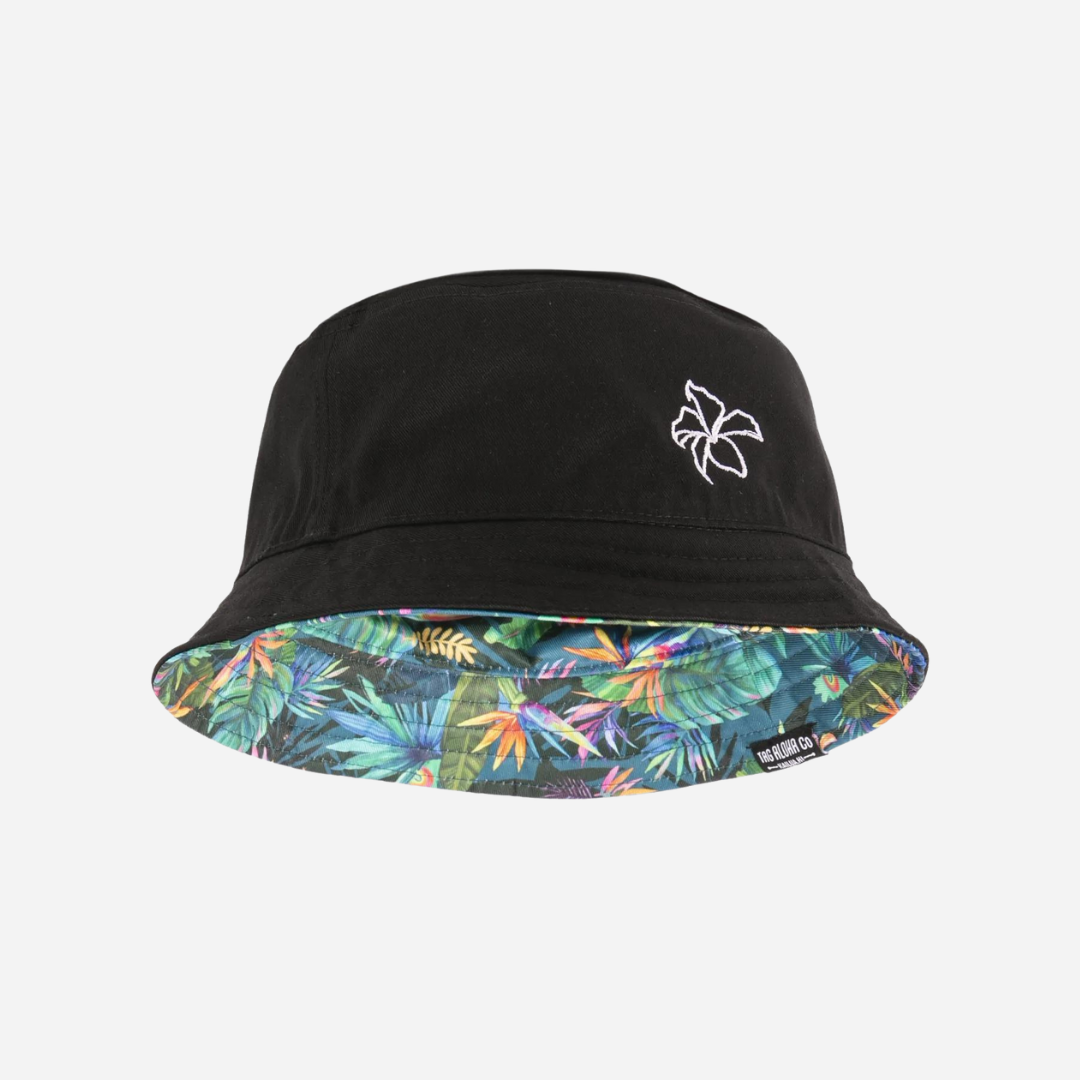 Tag Aloha Co - Reversible Bucket Hat - Jungle Pop
