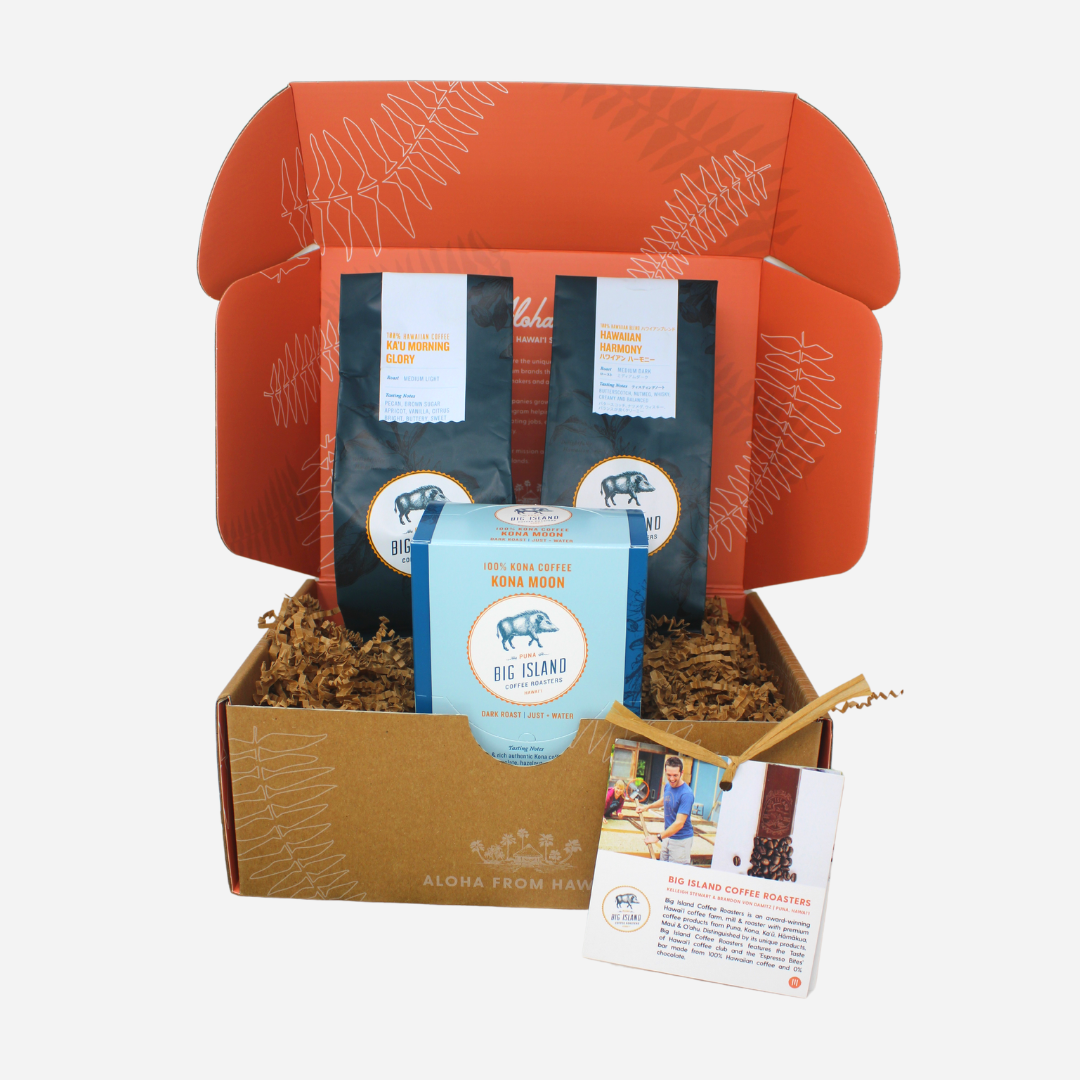 Kona Coffee Gift Set - Big Island Coffee Roasters