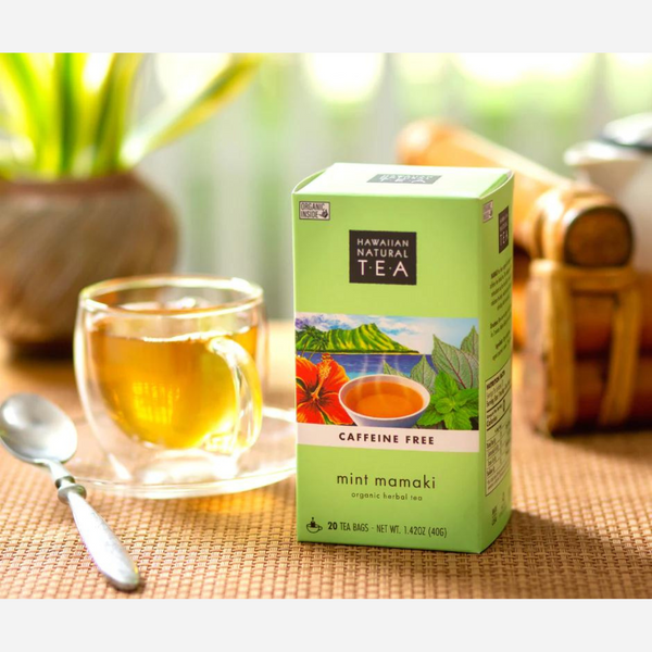 Tea Chest Hawaii Mint Mamaki 20ct House of Mana Up