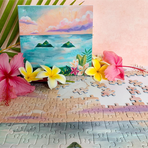 Surf Shack Puzzles - Mokulua Glow 500 pc