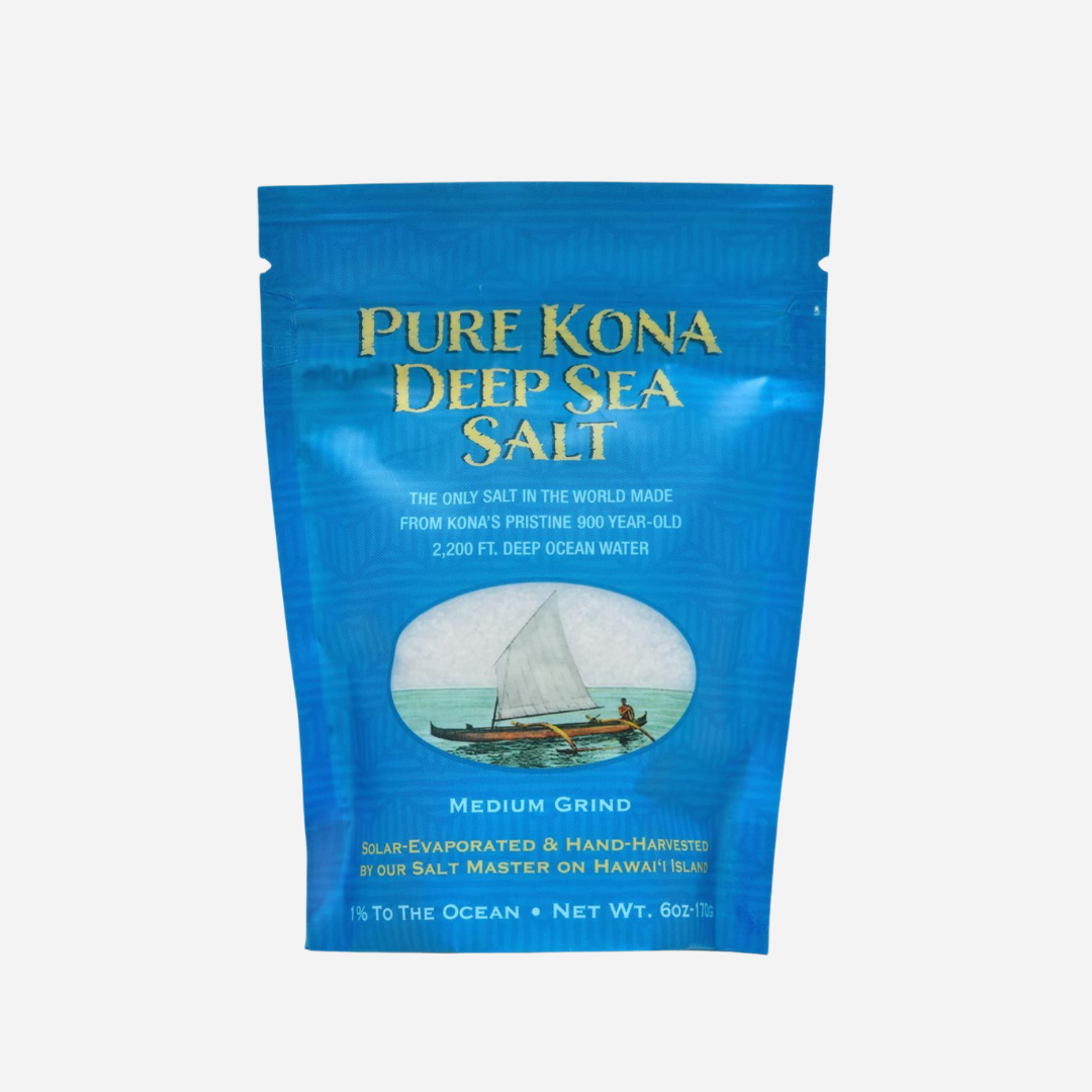 Sea Salts of Hawai'i - Pure Kona Flake Sea Salt - 6 oz Pouch