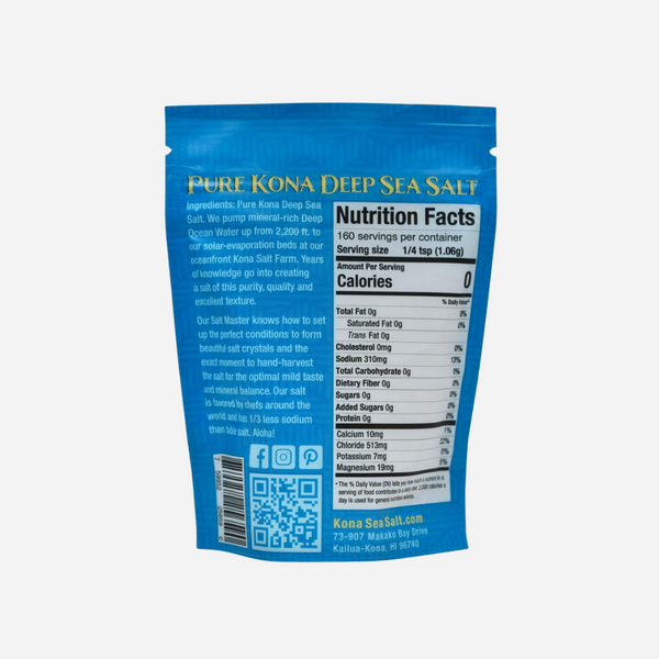 Sea Salts of Hawai'i Pure Kona Flake Sea Salt 6 oz Pouch House of