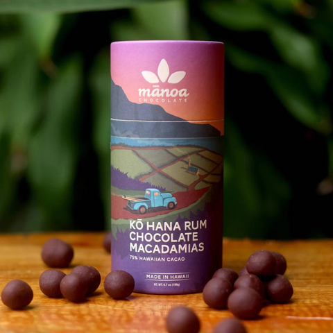 Mānoa Chocolate - Kohana Rum Chocolate Macadamias