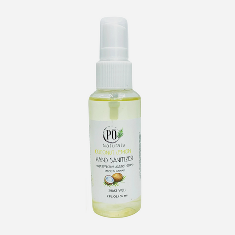 Pō Naturals- Coconut Lemon Hand Sanitizer 2oz