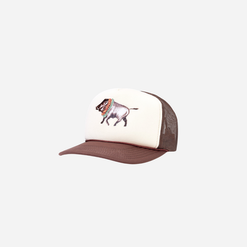 Western Aloha - Double Lei Boar Trucker Hat