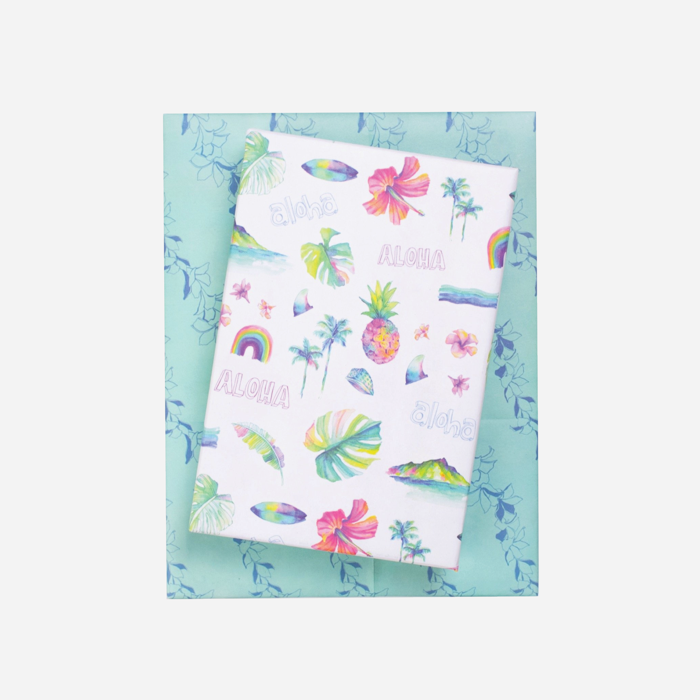 BLUE HAWAII (BLUE) WRAPPING PAPER